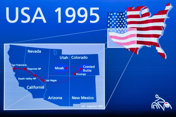 Clickable map of the western USA